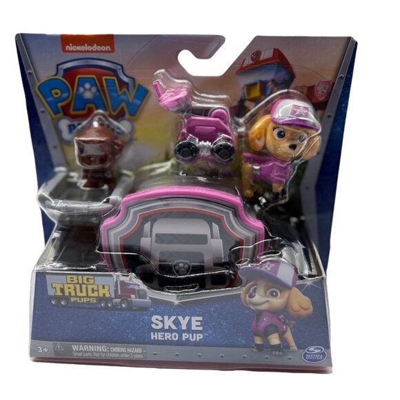 Paw Patrol Chase & Skye Big Truck Pups Hero With Figures - Picture 4 of 8